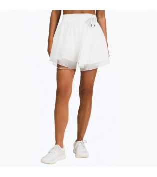 High Waisted Drawstring Sports Skirt