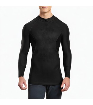Solid Color Long Sleeve Sports Shirt