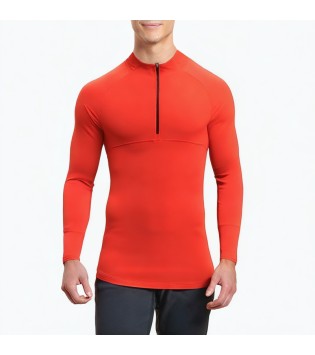 Breathable Stand up Collar Sports Shirt