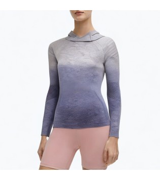 Quick Dry Hooded Long Sleeve Sports Top